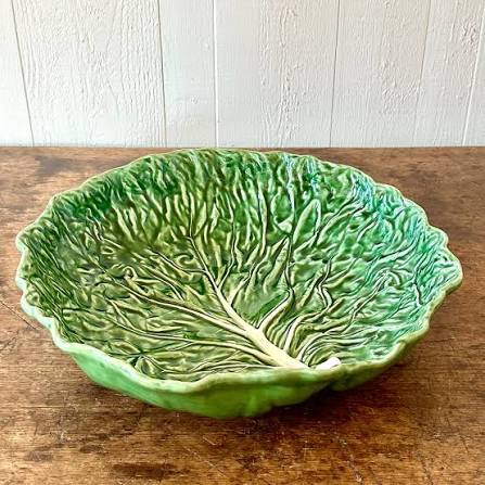 Cabbage Leaf Salad Bowl