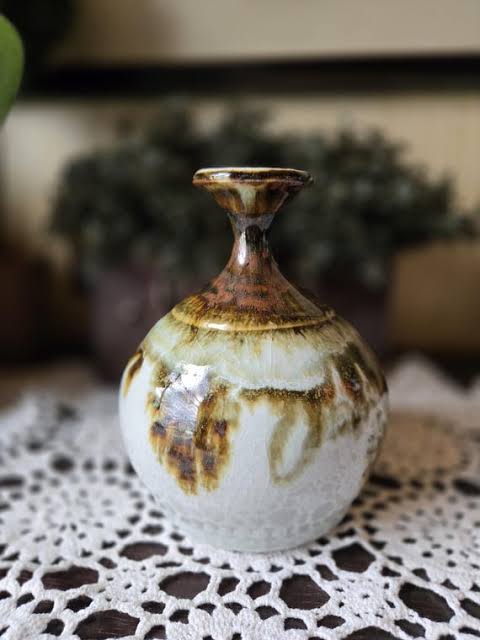 Single Stem Stoneware Vase