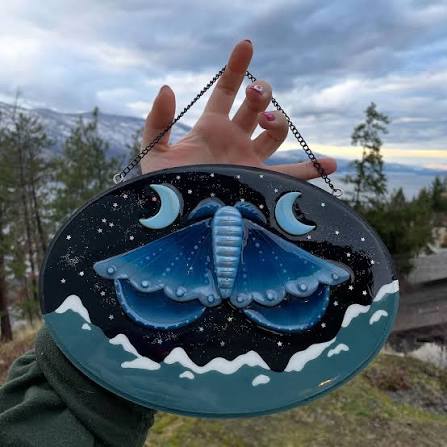 Small Moth Wall Piece
