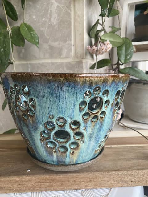 Orchid Collar Pot