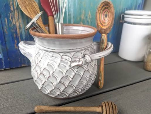 Thistle Utensil Crock