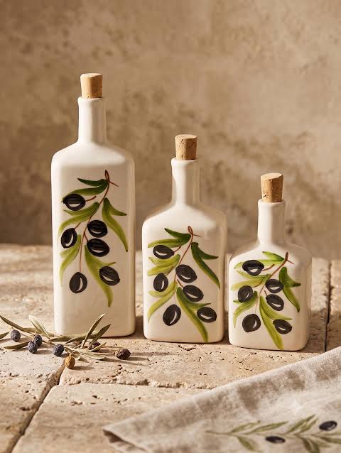 Olive Branch Oil Cruet